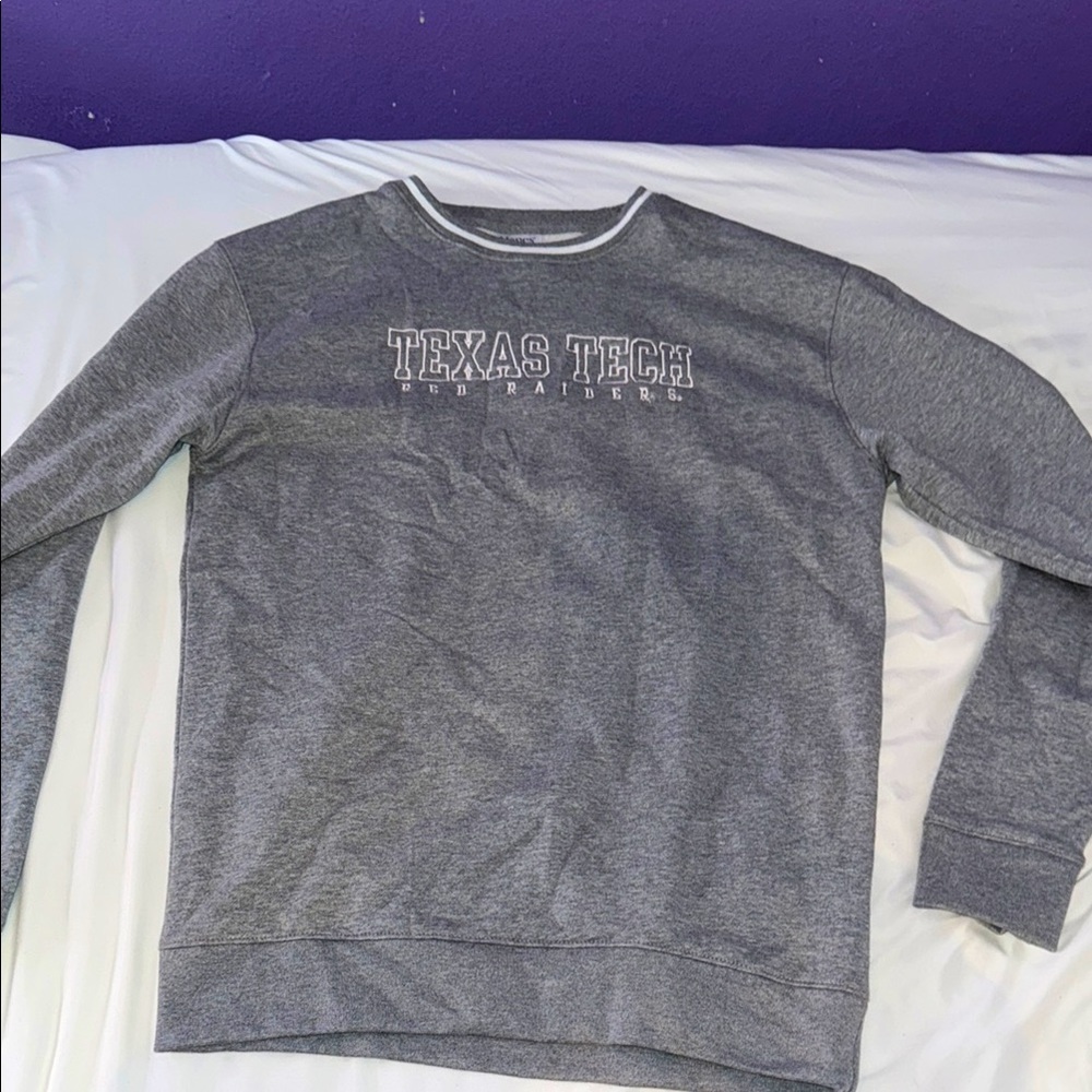 Texas Tech Gray Men's Sweater